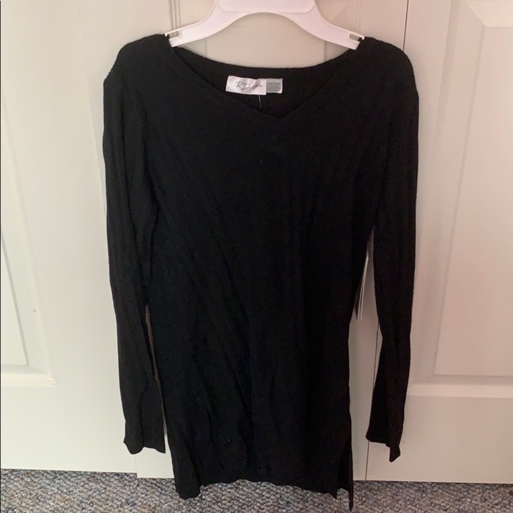 Black Long Sleeve Top